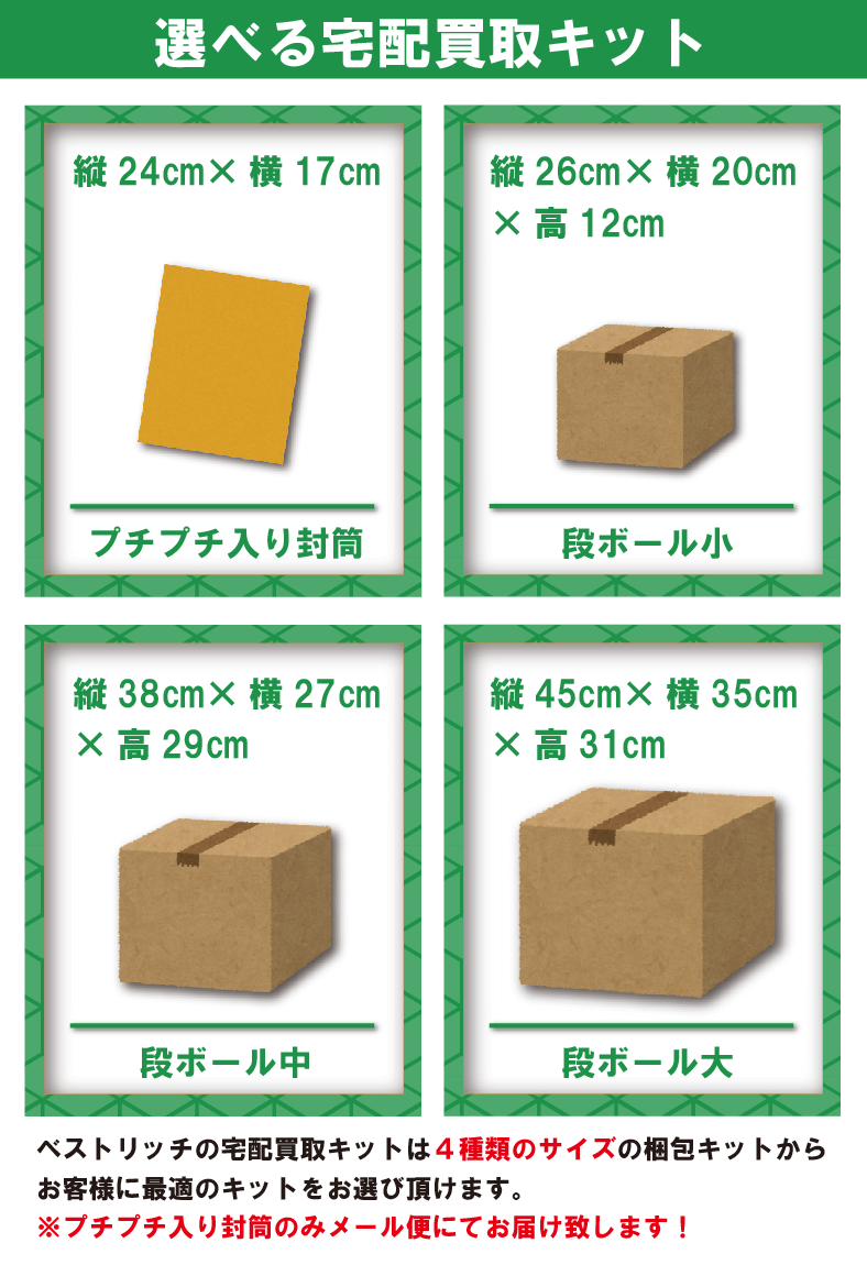 選べる宅配買取キット