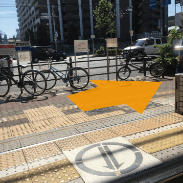 喜連瓜破駅からの行き道4